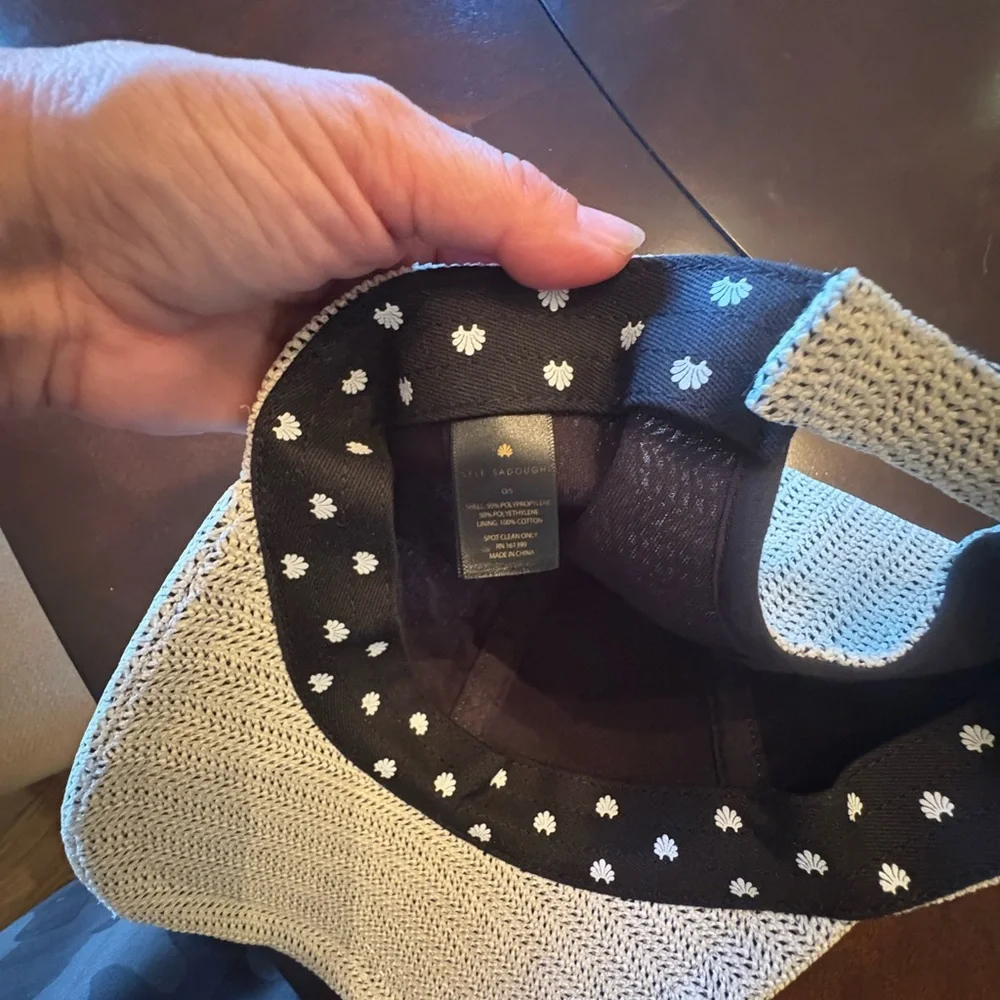 Lele Sadoughi neutral woven hat - Picture 3 of 3